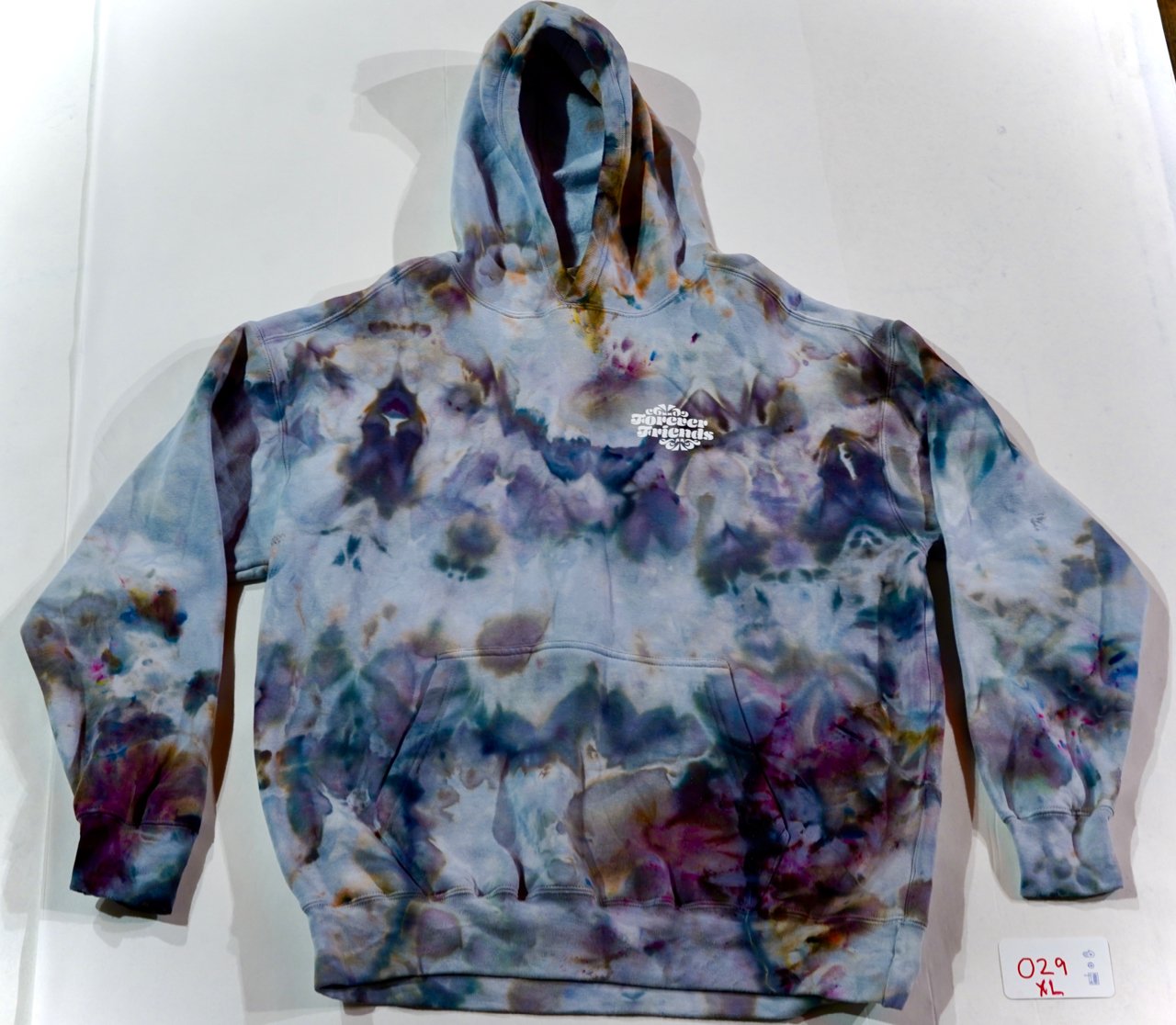 Friends tie dye online hoodie